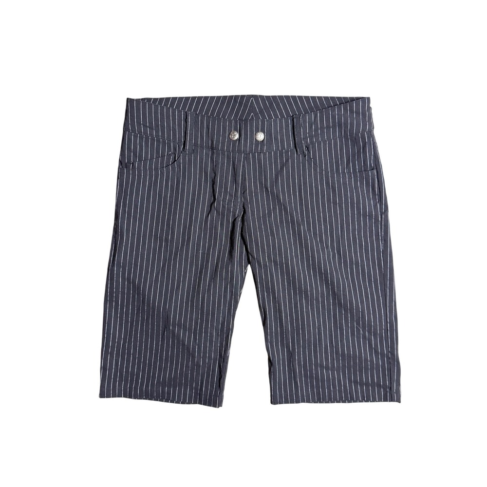 Lip Service Pinstripe Gothic Punk Shorts l